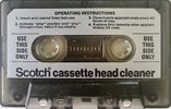 Compact Cassette Scotch "S-C-HC" Cleaning Cassette 1981 USA