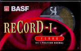 Compact Cassette BASF Record I 54 Type I Normal 1997 Europe