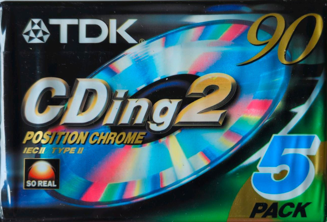 5 pack: TDK  - CDing 2 90