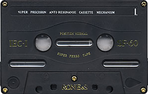 Compact Cassette Ronees SF 60 Type I Normal 1995 Russia