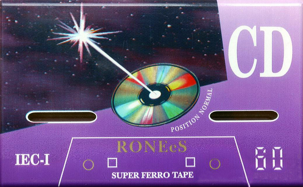 Compact Cassette Ronees SF 60 Type I Normal 1995 Russia