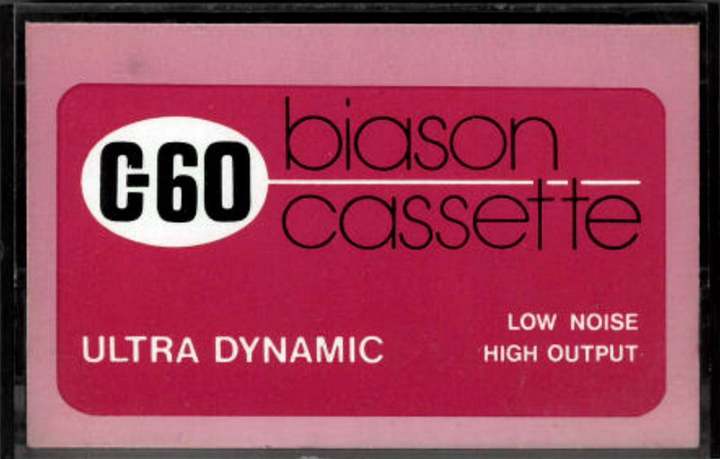 Compact Cassette Biason 60 Type I Normal 1979 Hong Kong