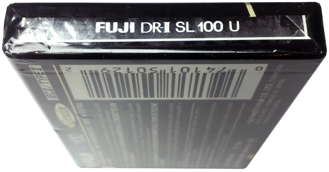 Compact Cassette Fuji DR-II 100 "DR-II SL 100 U" Type II Chrome 1990 North America