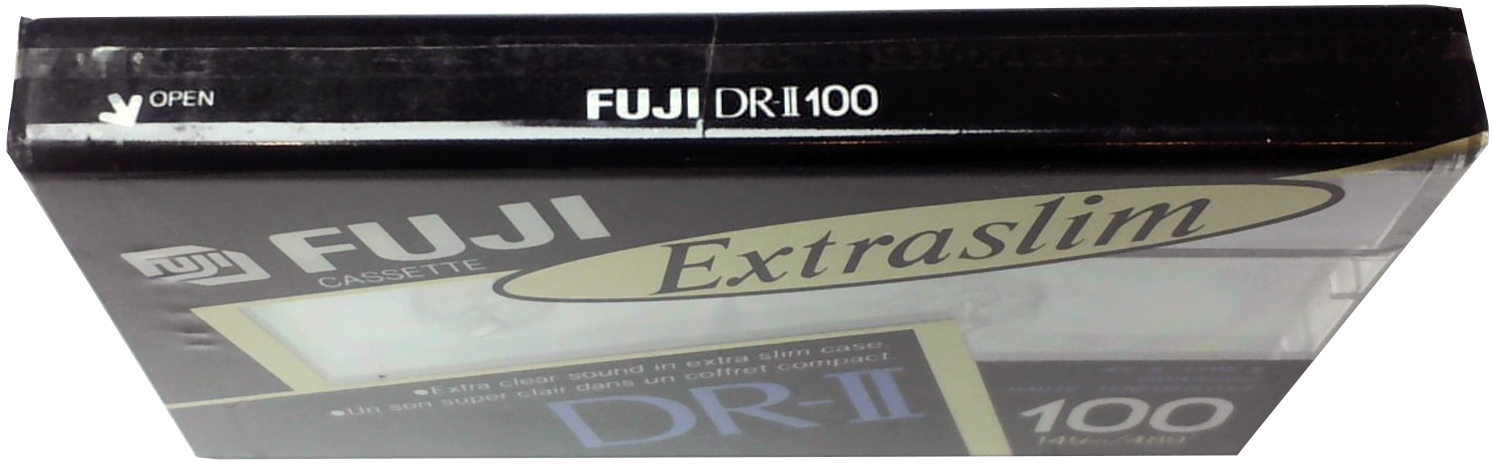 Compact Cassette Fuji DR-II 100 "DR-II SL 100 U" Type II Chrome 1990 North America