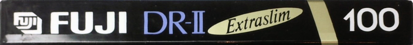 Compact Cassette Fuji DR-II 100 "DR-II SL 100 U" Type II Chrome 1990 North America