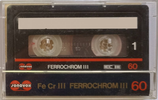 Compact Cassette Sonovox Fe Cr II 60 Type III Ferro Chrome 1983 Portugal