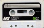 Compact Cassette Audio Sonic 60 "white" Type I Normal Europe