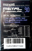 Compact Cassette Maxell Capsule Metal 90 Type IV Metal 1990 Europe