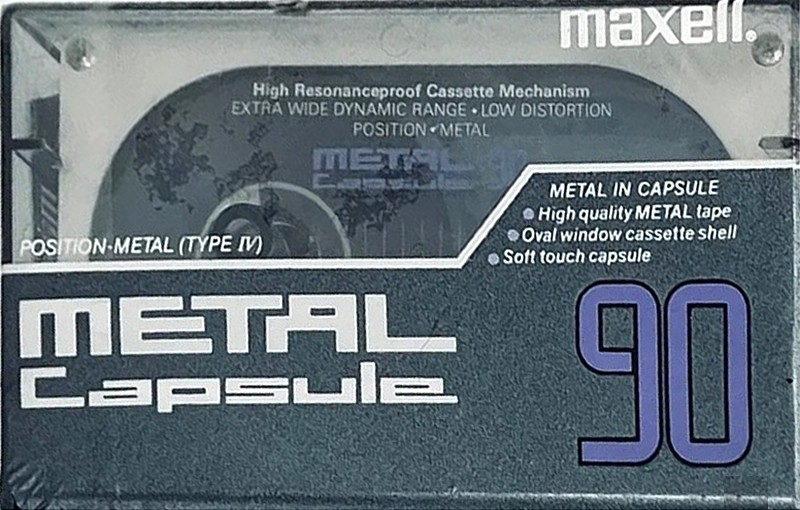 Compact Cassette: Maxell / Hitachi Maxell - Metal Capsule 90