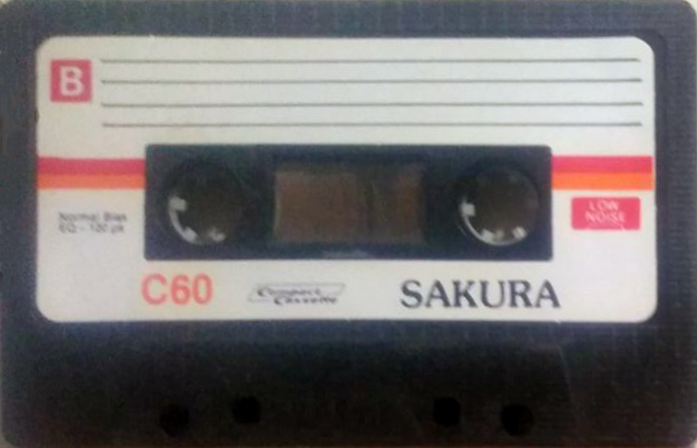 Compact Cassette Sakura 60 Type I Normal 1988 Singapore