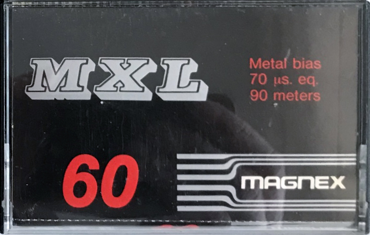 Compact Cassette Magnex MXL 60 Type IV Metal 1978 Europe
