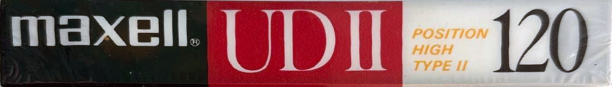 Compact Cassette Maxell UDII / UD2 120 Type II Chrome 1988 Japan