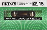 Compact Cassette Maxell CP 15 Computer Cassette 1983 Japan