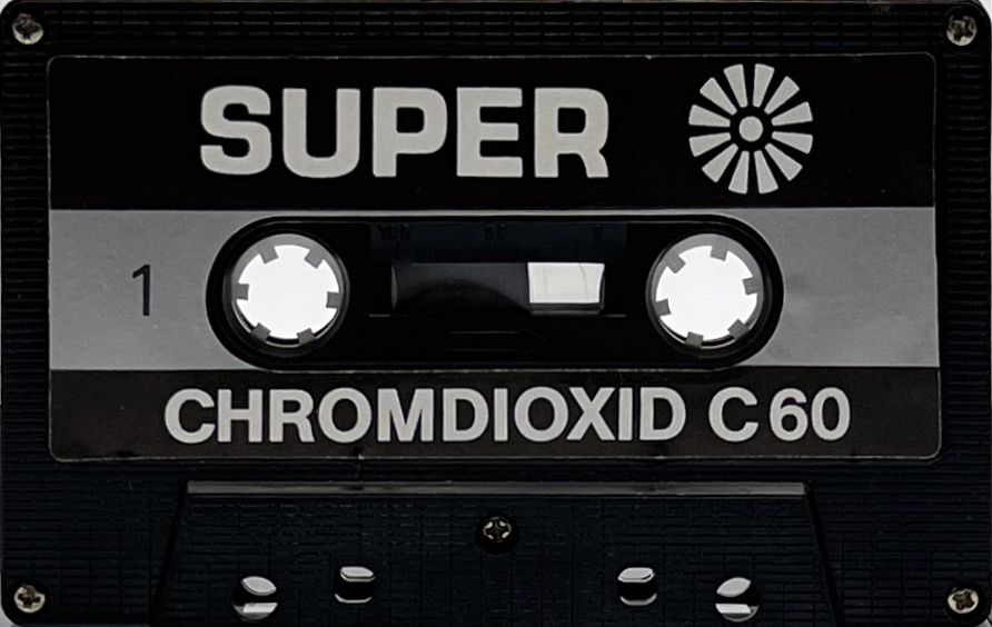 Compact Cassette Super 60 Type II Chrome 1985 Europe