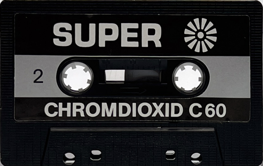 Compact Cassette Super 60 Type II Chrome 1985 Europe