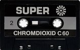 Compact Cassette Super 60 Type II Chrome 1985 Europe