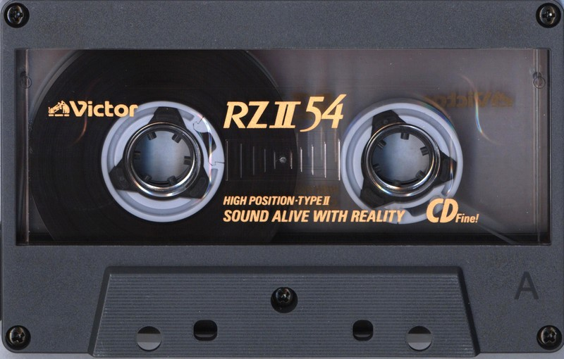 Compact Cassette Victor RZII 54 "RZ2-54N" Type II Chrome 1990 Japan
