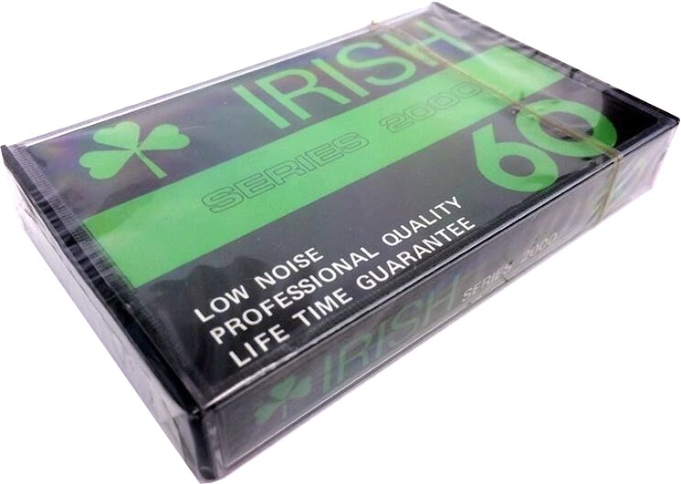 Compact Cassette Irish Series 2000 90 Type I Normal 1982 Hong Kong