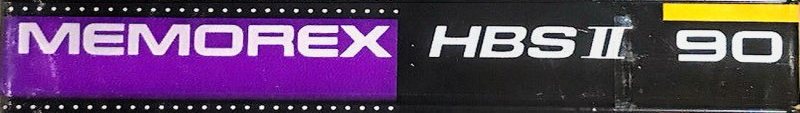 Compact Cassette Memorex HBS II 90 Type II Chrome 1989 North America