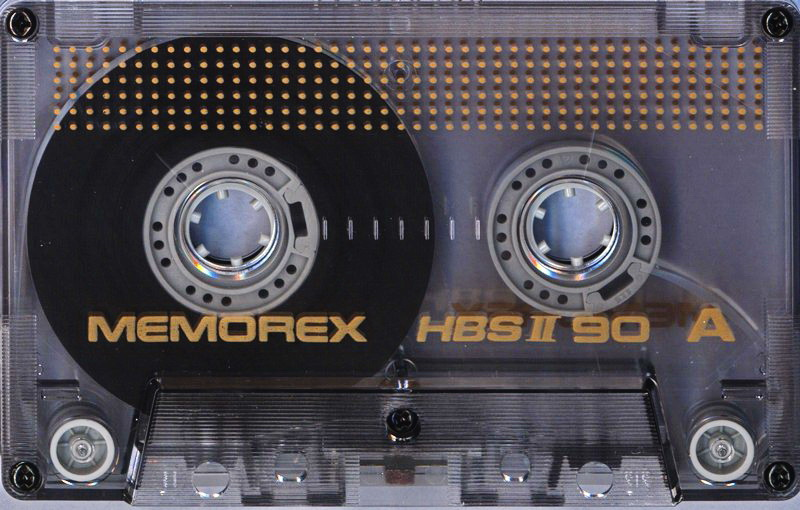 Compact Cassette Memorex HBS II 90 Type II Chrome 1989 North America