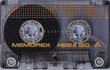 Compact Cassette Memorex HBS II 90 Type II Chrome 1989 North America