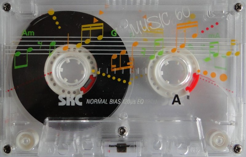 Compact Cassette SKC 60 "Music" Type I Normal 1990 South Korea