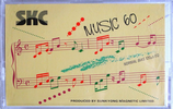 Compact Cassette SKC 60 "Music" Type I Normal 1990 South Korea