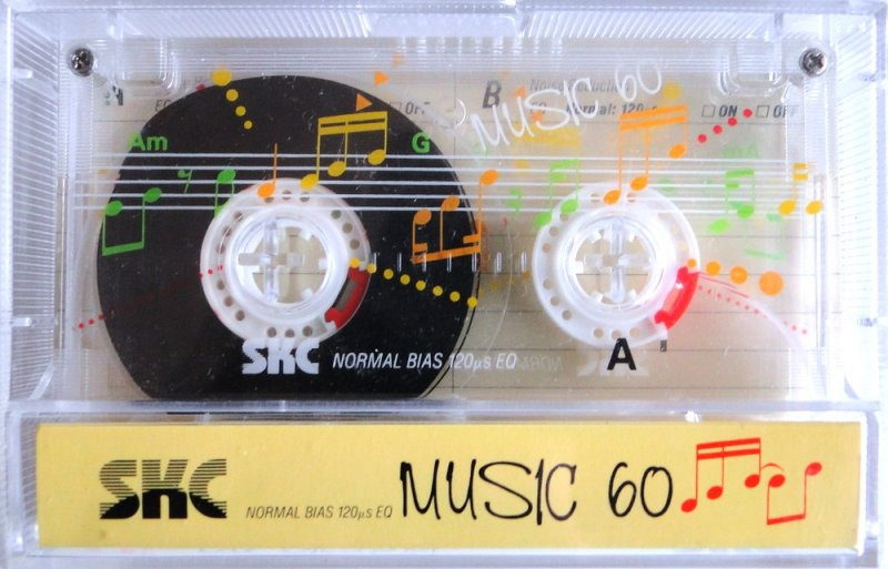 Compact Cassette SKC 60 "Music" Type I Normal 1990 South Korea