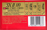 Compact Cassette Maxell SX 110 "SX II" Type II Chrome 1991 Europe