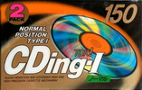 2 pack TDK CDing 1 150 "CD1-150x2F" Type I Normal 1994 Japan