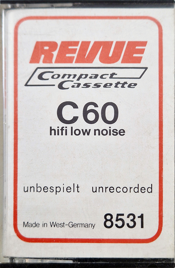 Compact Cassette Revue 60 Type I Normal 1977 Europe
