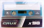 Compact Cassette CRUX X 90 "blue" Type I Normal 2023 Worldwide