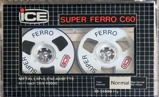 Compact Cassette ICE 60 Type I Normal 1986 Germany