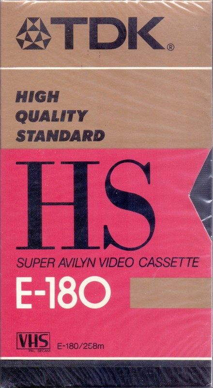 VHS, Video Home System: TDK  - HS 180