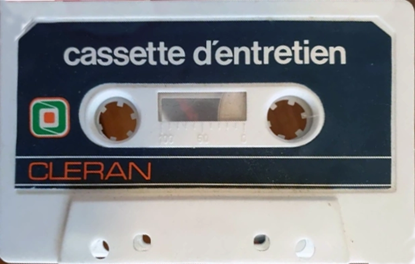 Compact Cassette Cleran Cleaning Cassette France