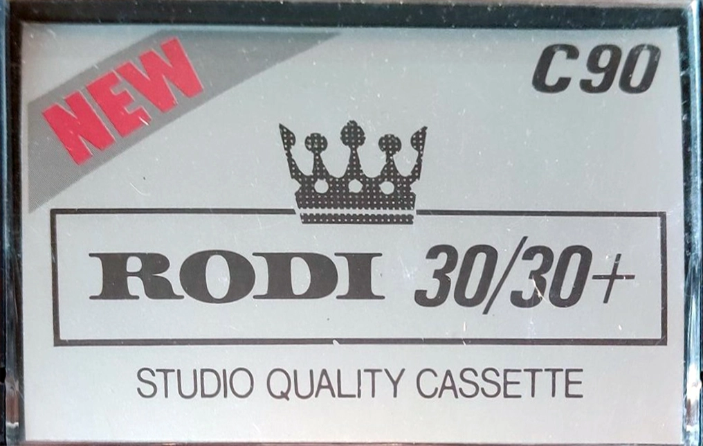 Compact Cassette Rodi 90 "30/30+" Type I Normal Sweden