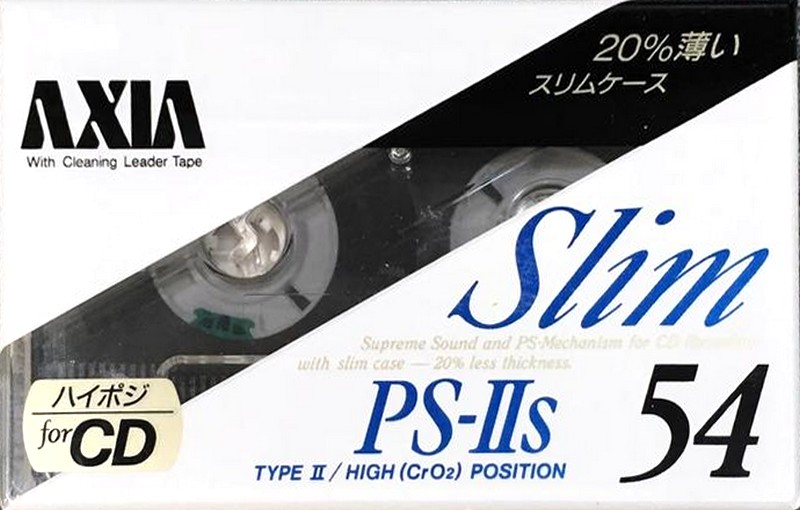 Compact Cassette: FUJI AXIA - PS-IIs 54