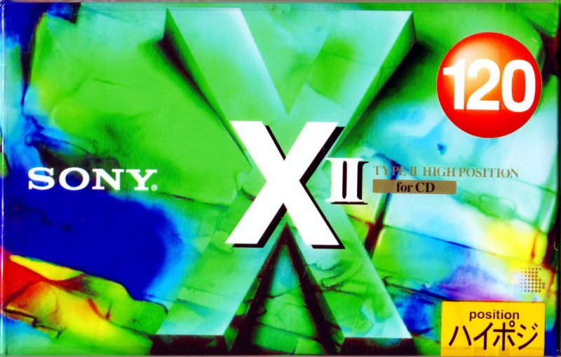 Compact Cassette Sony XII 120 "C-120X2B" Type II Chrome 1994 Japan