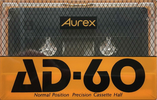 Compact Cassette Aurex AD 60 Type I Normal 1987 Japan