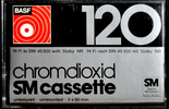 Compact Cassette BASF Chromdioxid 120 Type II Chrome 1975 Europe