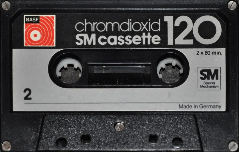 Compact Cassette BASF Chromdioxid 120 Type II Chrome 1975 Europe
