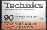 Compact Cassette Technics XA 90 "RT-90XA" Type II Chrome 1979 Europe