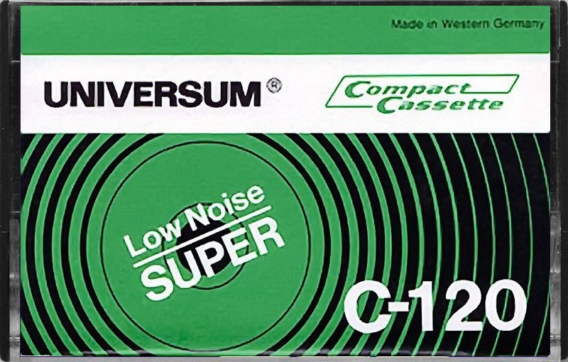 Compact Cassette Universum Super 120 Type I Normal 1976 Europe