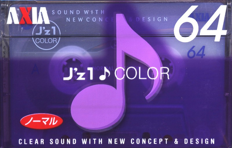 Compact Cassette AXIA J`z 1 Color 64 "JZ1K 64" Type I Normal 2003 Japan