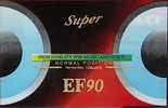 Compact Cassette Super EF 90 Type I Normal Europe