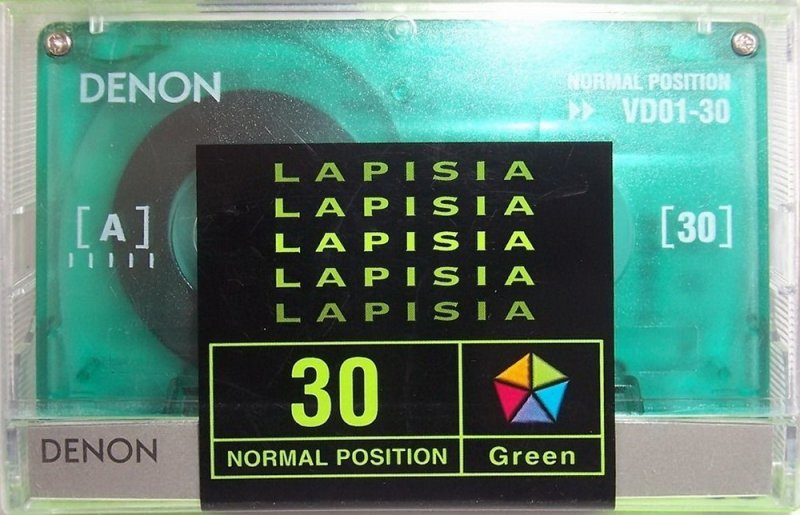 Compact Cassette Denon Lapisia 30 "VDO1-30" Type I Normal 1997 Japan