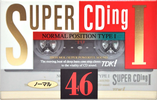 Compact Cassette TDK Super CDing 1 46 "SCD1-46A" Type I Normal 1993 Japan