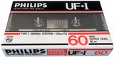 Compact Cassette Philips UF-I 60 Type I Normal 1986 Europe