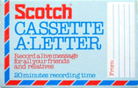 Compact Cassette Scotch A-Letter 20 Type I Normal 1971 Australia