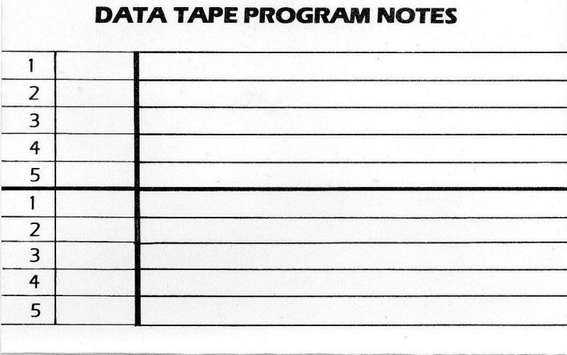 Compact Cassette Replica 12 Computer Cassette England